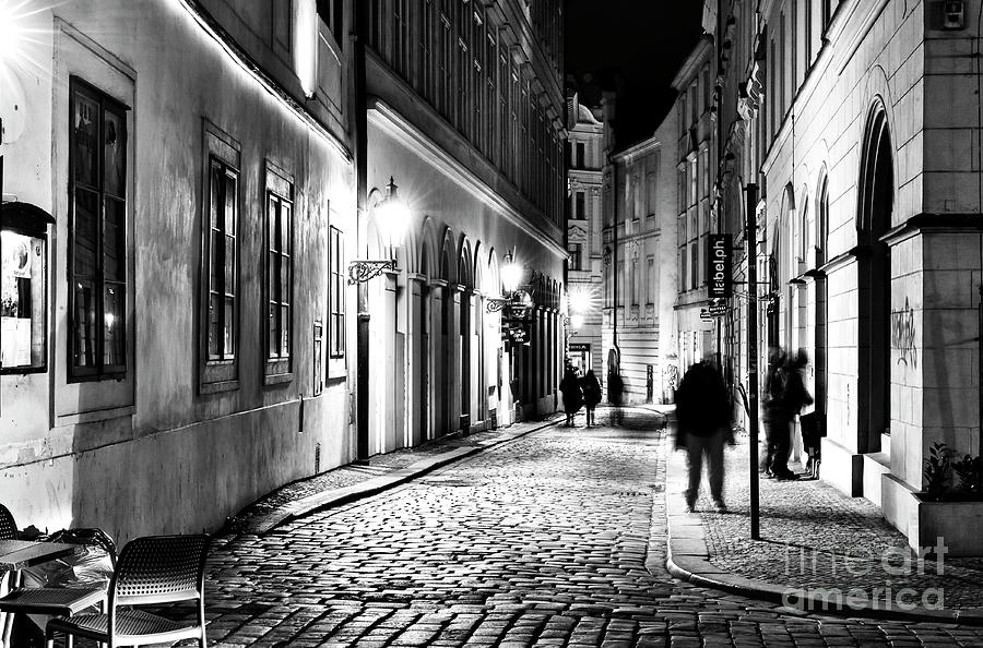 Prague Old Town at Night in the Czech Republic Photograph by John Rizzuto