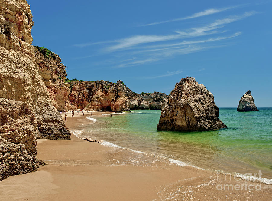 Praia da rocha beach Photograph by Mikehoward Photography
