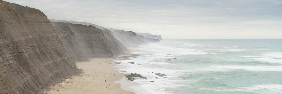 Praia do Magoito Surfing Beach Sintra Coast Portugal Photograph by Sonny Ryse