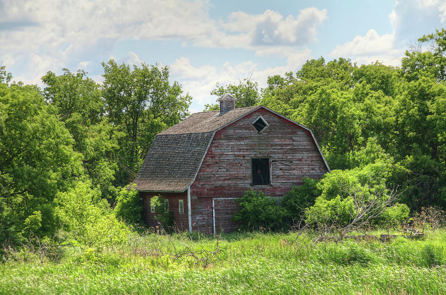 Barn Photograph - Prairie Barn by Ryan Crouse