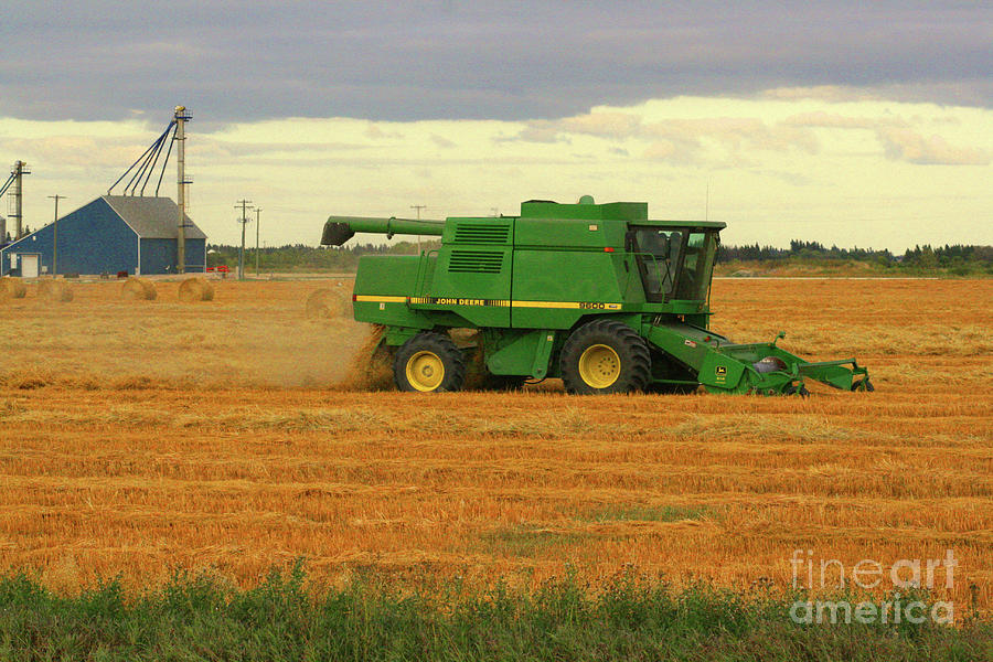 Prairie Harvester Photograph by Mary Mikawoz