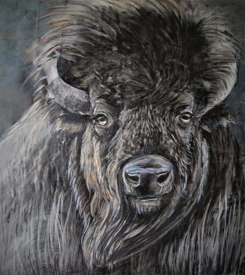 Prairie prince Painting by Cassie Chapin