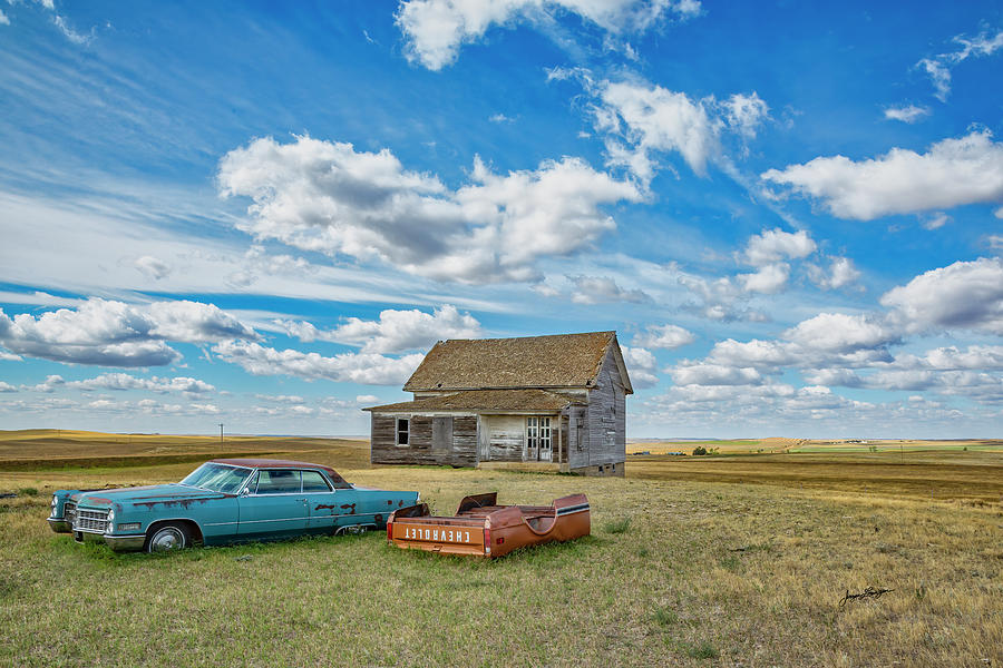 Prairie Relics Color Photograph by Jurgen Lorenzen