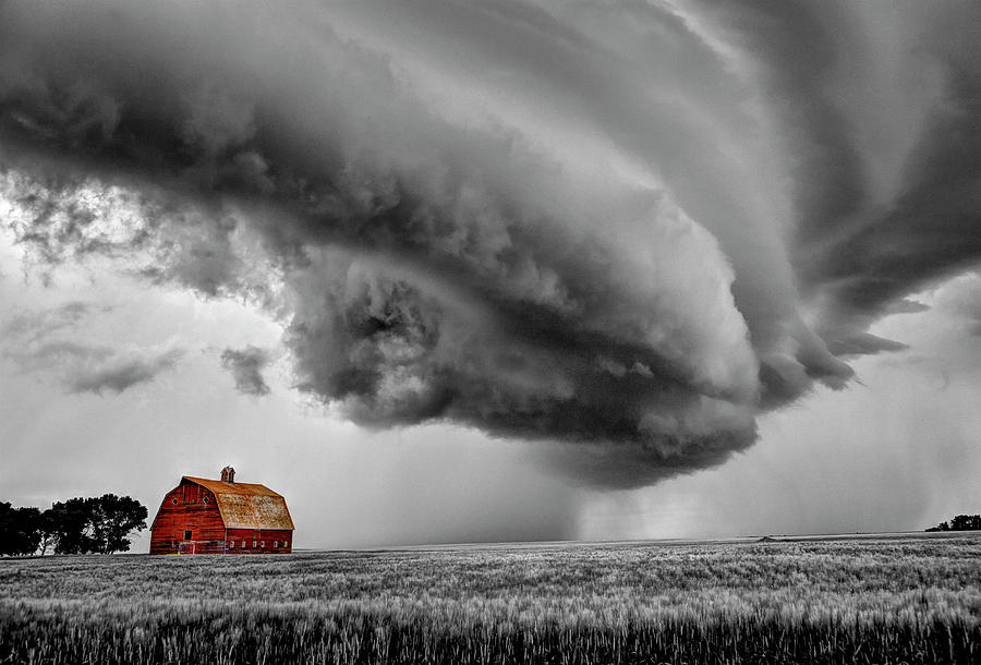 Prairie Storm Canada Photograph by Mark Duffy
