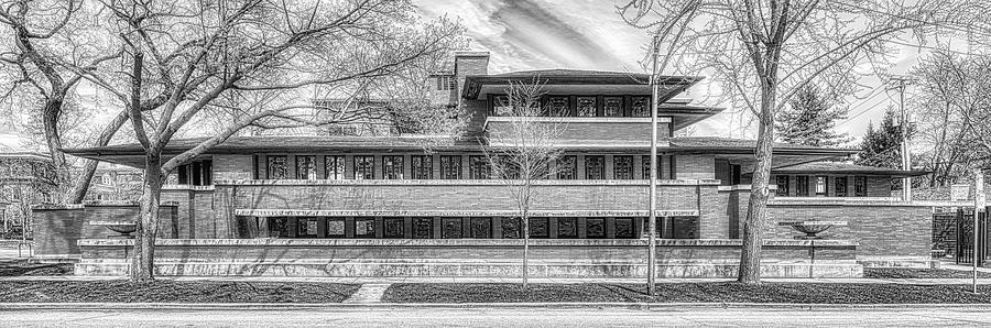 Prairie Style Robie house  Photograph by Kevin Eatinger