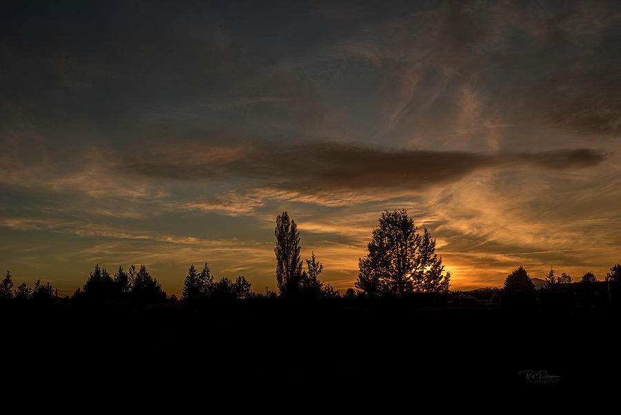 prairie sunset II Photograph by Bill Posner