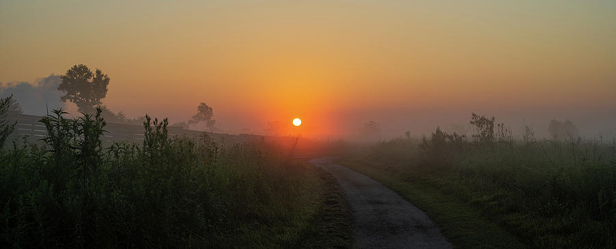 Prairie Trail Sunrise Photograph