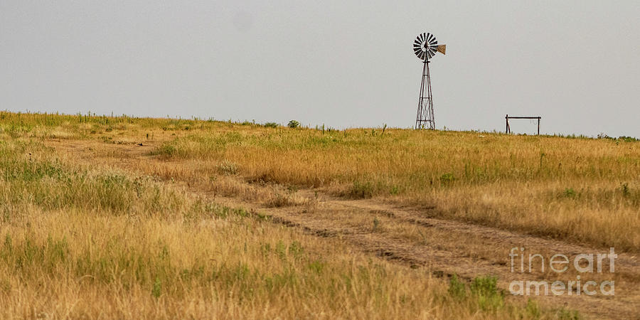 Prairie Windmill Photograph by Garry McMichael