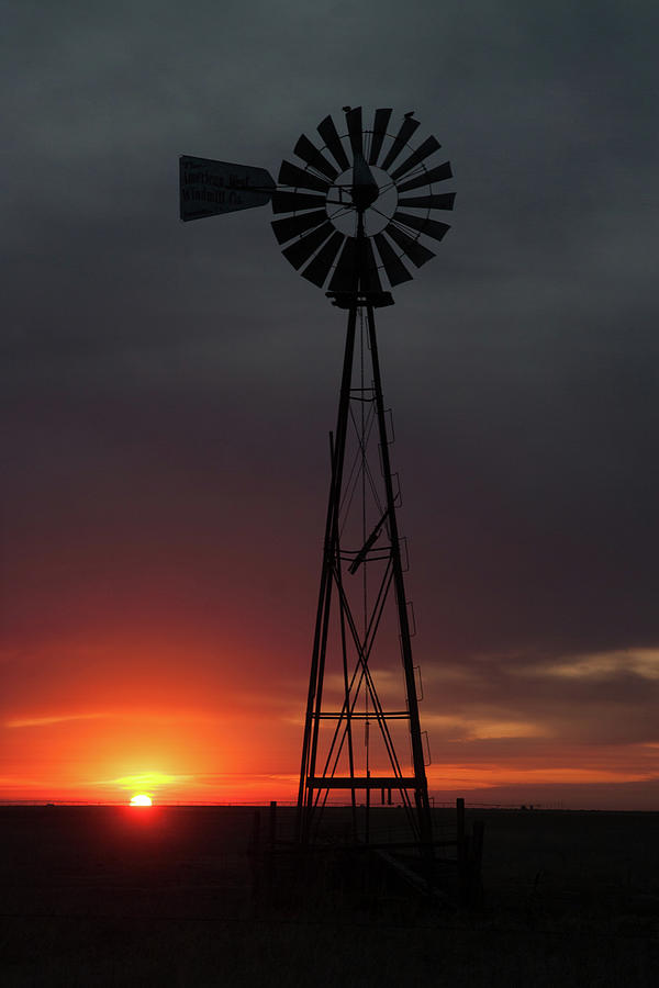 Prairie Windmill   Photograph by Shirley Heier
