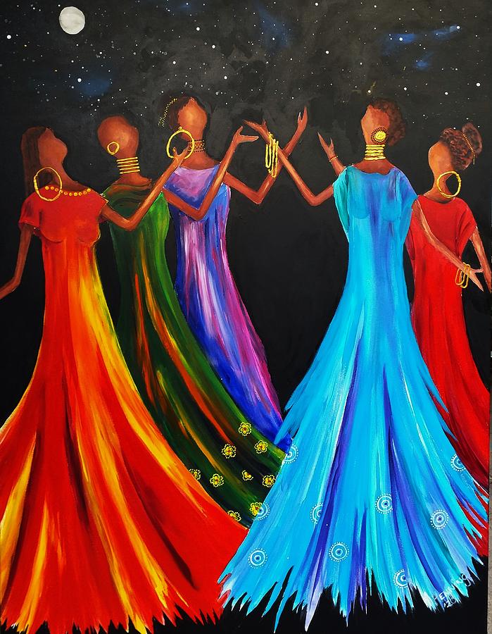 Praise and Worship Painting by Marietjie Henning