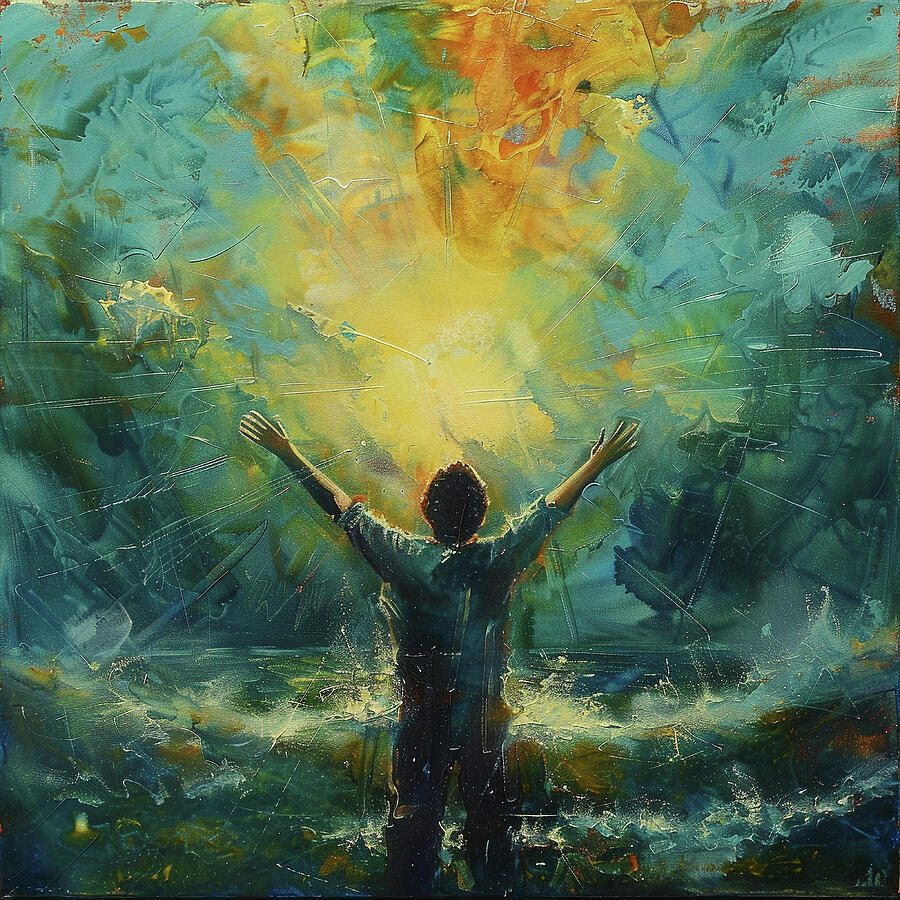 Praising Mighty God Painting by Jose Alberto - Fine Art America