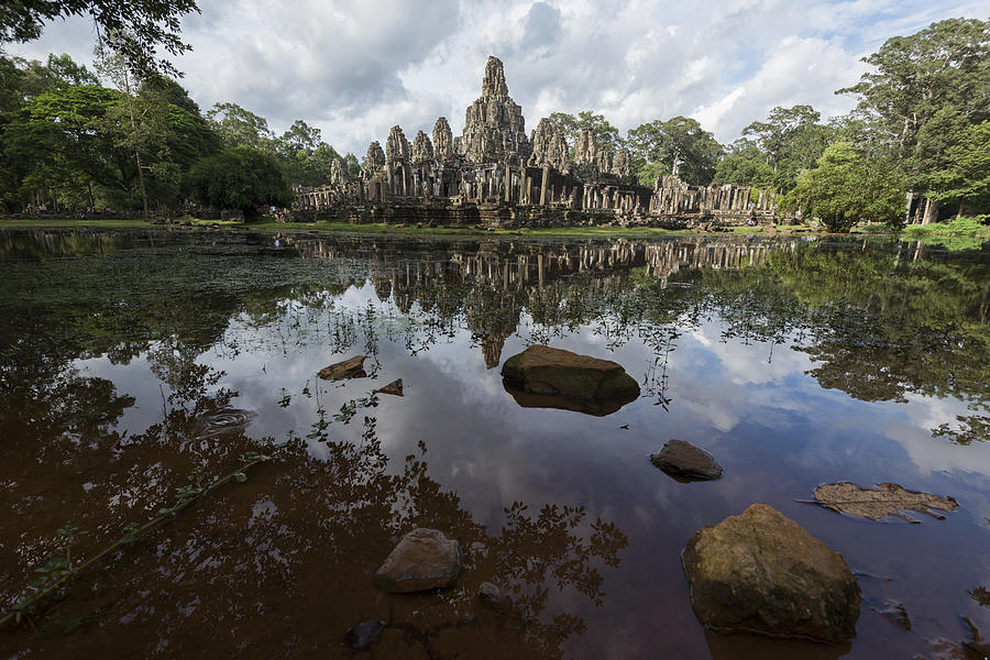 Prasat Bayon, Angkor Thom Photograph by Tonnaja