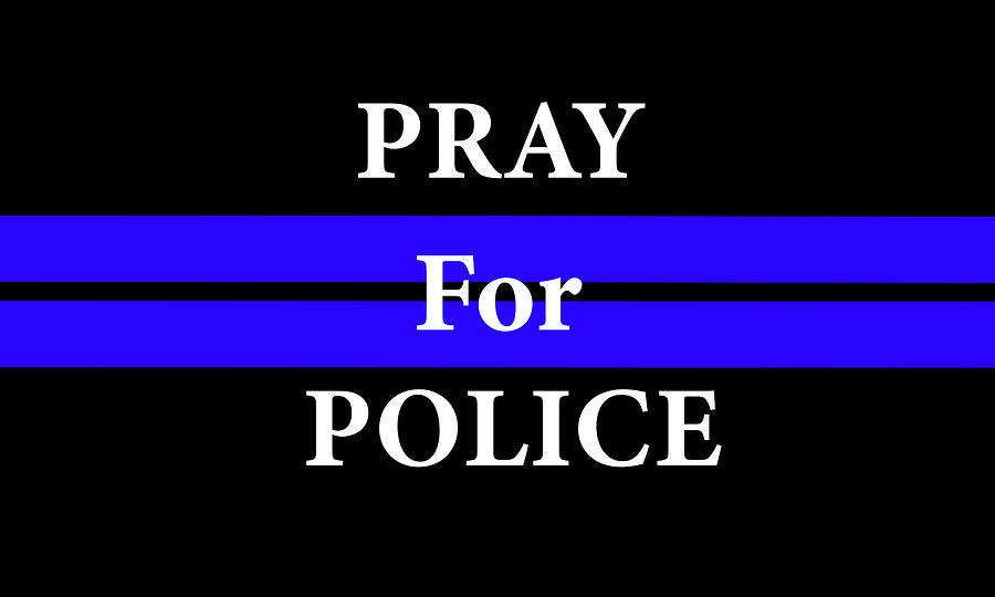 Pray For Police Photograph by David Morefield