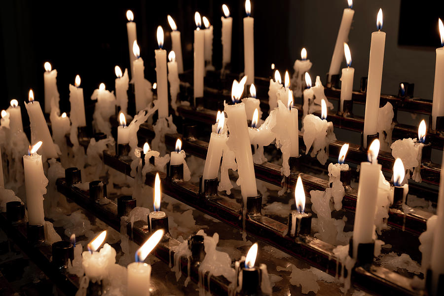 Prayer Candles In Church Photograph by Artur Bogacki