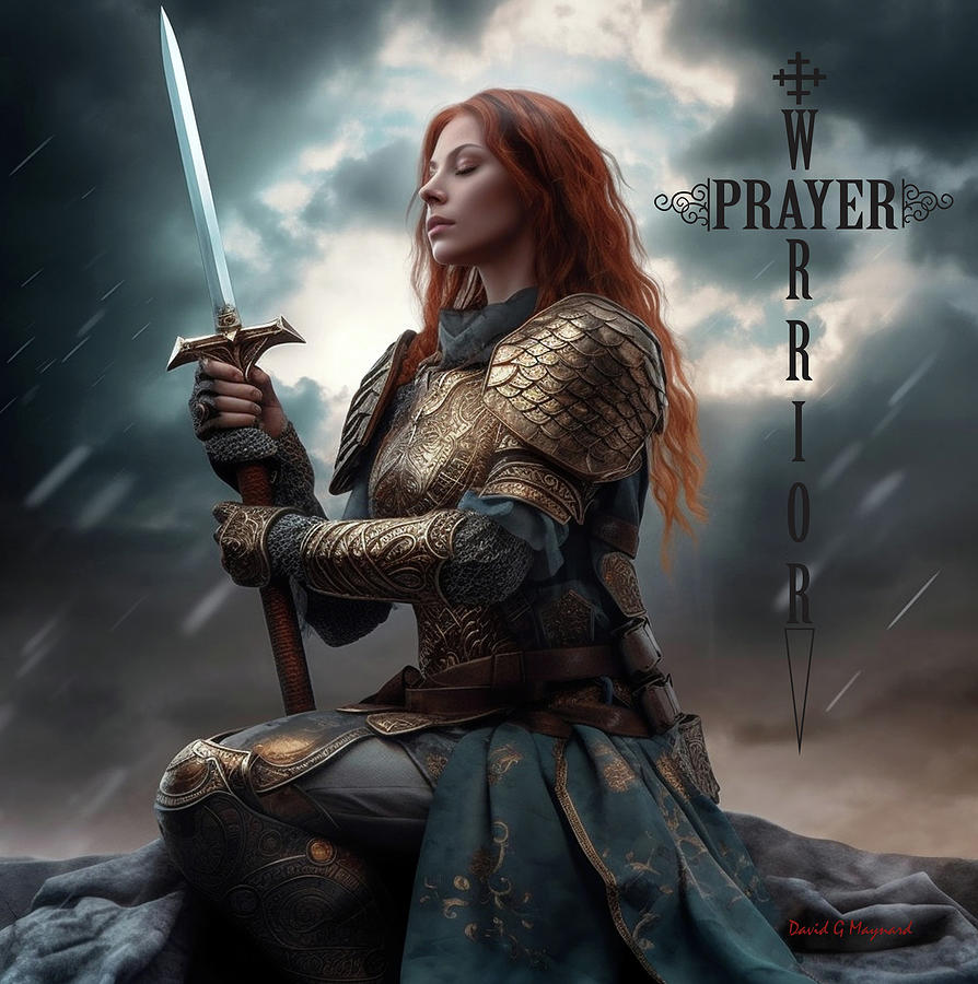 Prayer Warrior 1 Digital Art by David Maynard