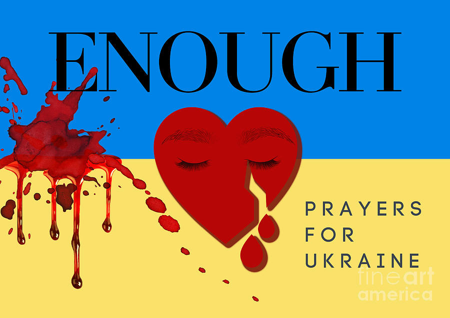 Prayers For Ukraine Digital Art by Diann Fisher