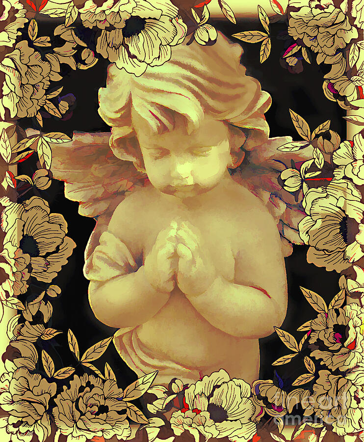 Praying Angel. Digital Art by Trudee Hunter - Fine Art America