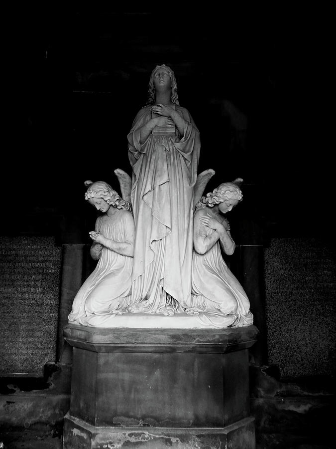 Young Photograph - Praying Angels by David Gallie Young Photograph - Praying Angels by David Gallie