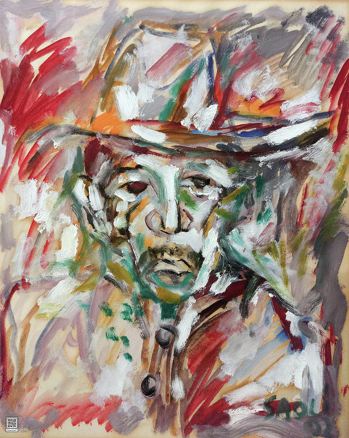 Preacherman Painting by Winston Saoli 1950-1995