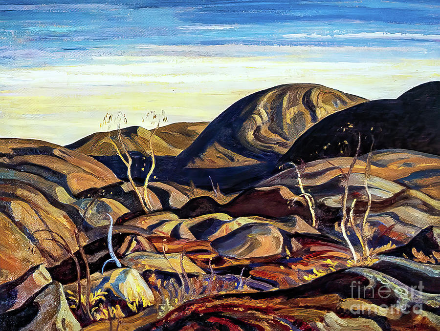 Precambrian Hills by A Y Jackson 1939 Painting by A Y Jackson - Fine ...