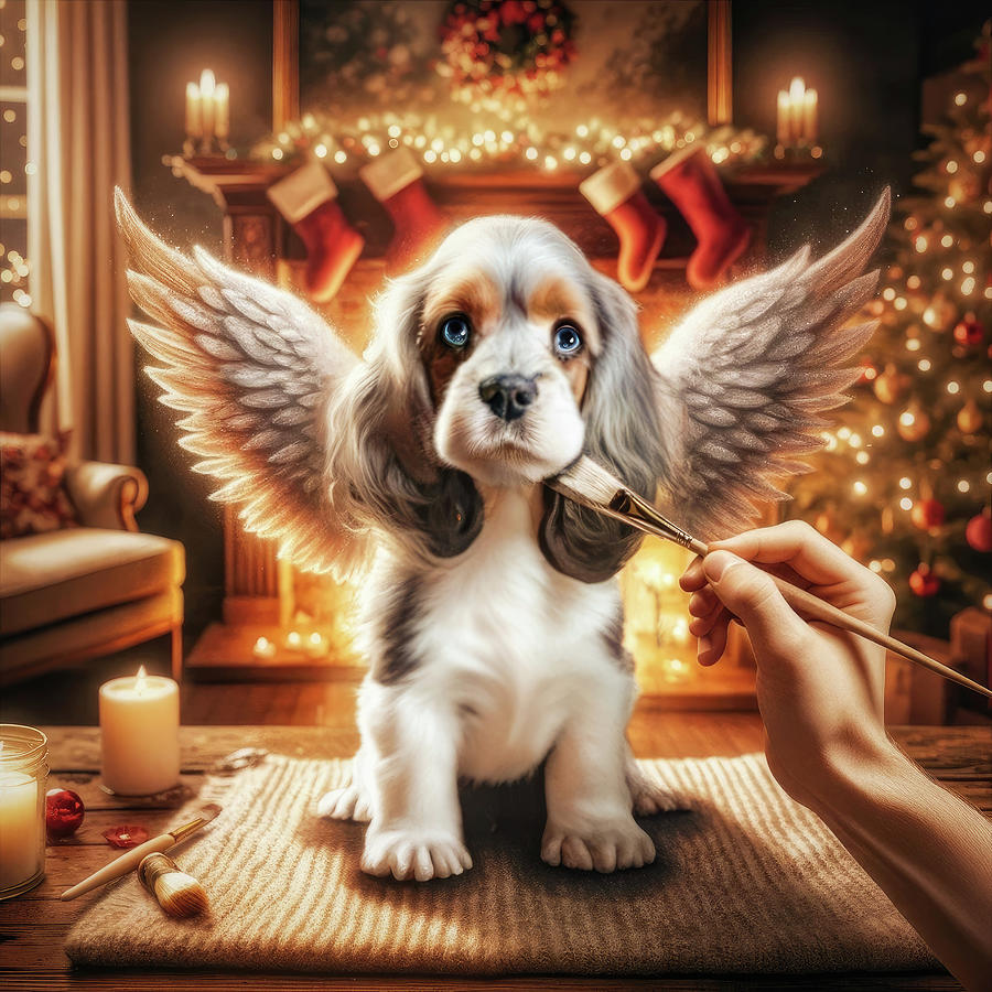 Precious Heavenly Christmas Digital Art by Bill and Linda Tiepelman
