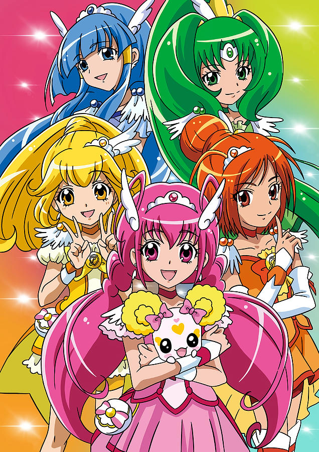 precure smile 3 Poster quote Painting by Paul Nathan - Pixels