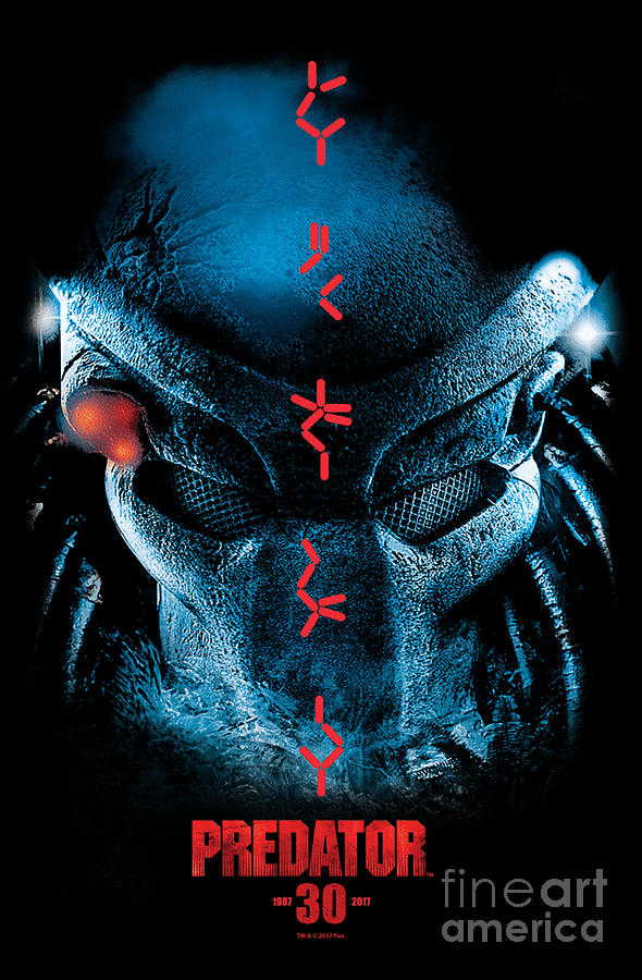 Predator Alien 30th Anniversary Digital Art by Patric Axelsson - Fine ...