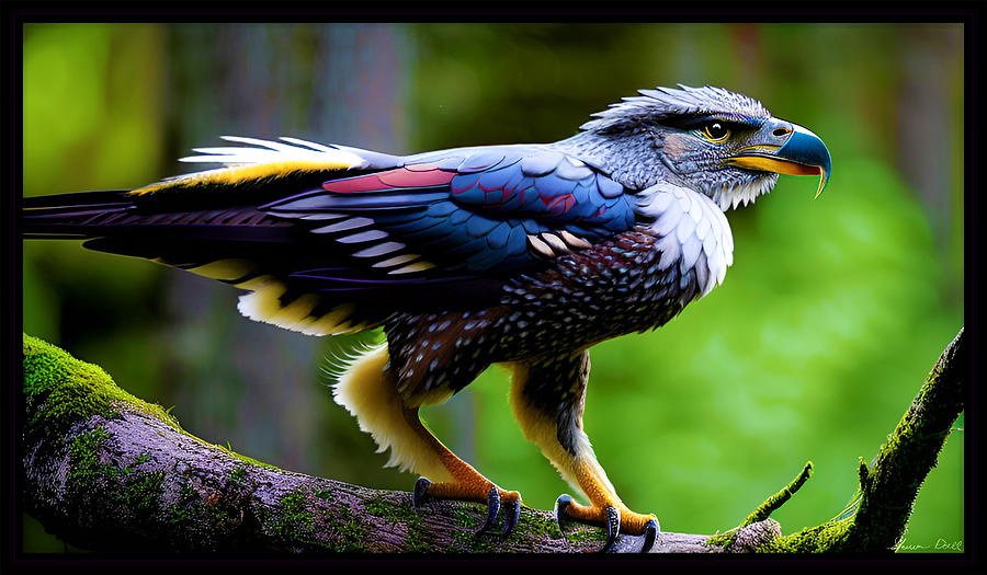 Predatory Bird Digital Art by Shawn Dall