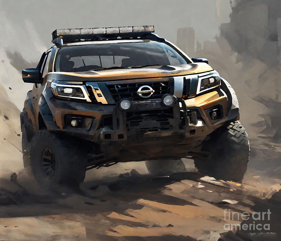 Premcar Nissan Navara Pro 4X Warrior 2021 Cars D23 Au Spec Drawing by ...