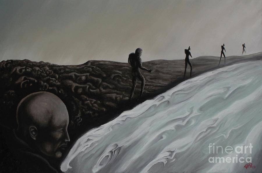 Premonition Painting by Michael  TMAD Finney