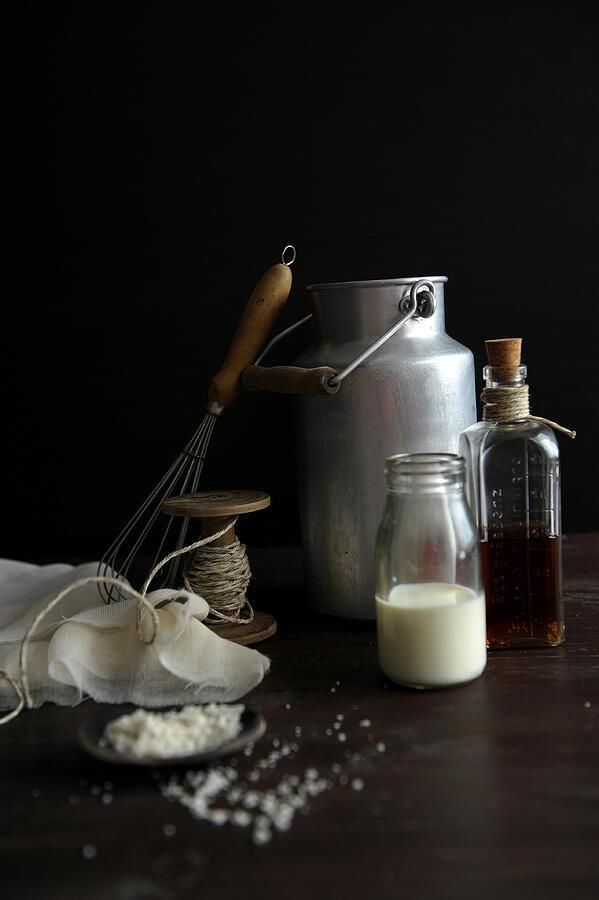 Preparation for making ricotta Photograph by Studer-T. Veronika
