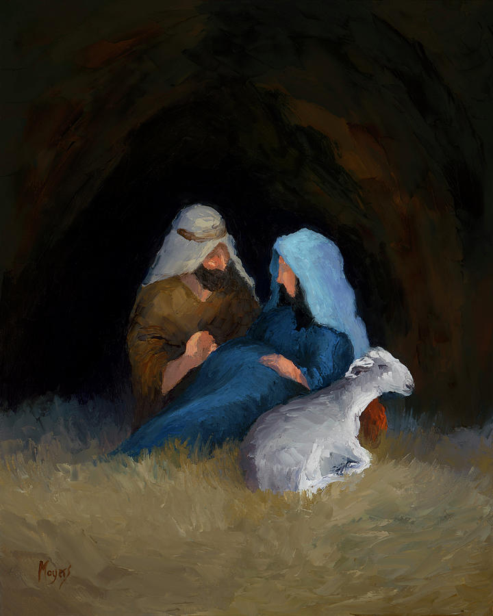 Christmas Painting - Preparation by Mike Moyers