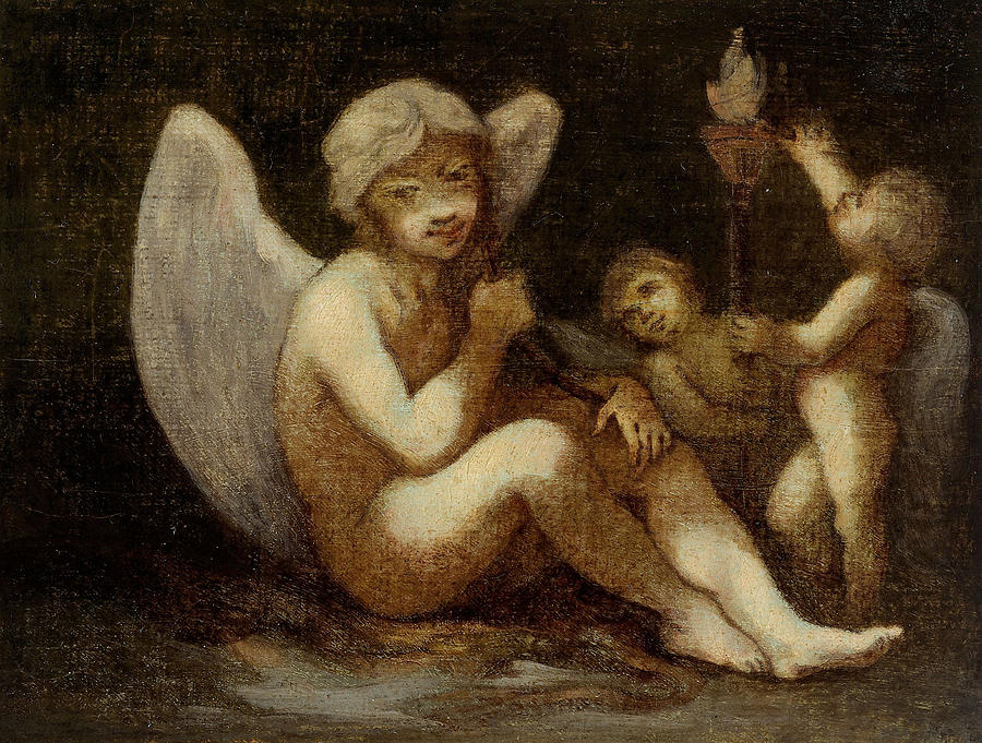 Preparations for War or The Approaches to Love Painting by Pierre-Paul Prudhon