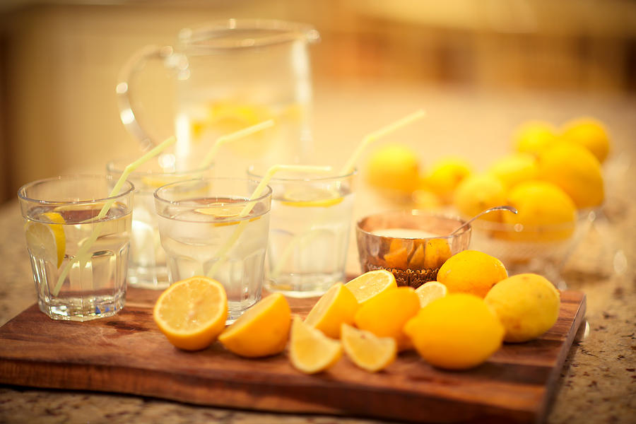 Preparing Homemade lemonade Photograph by Sasha Bell