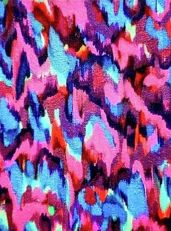 Abstract Painting - Preppy Ikat by LaToya Cole