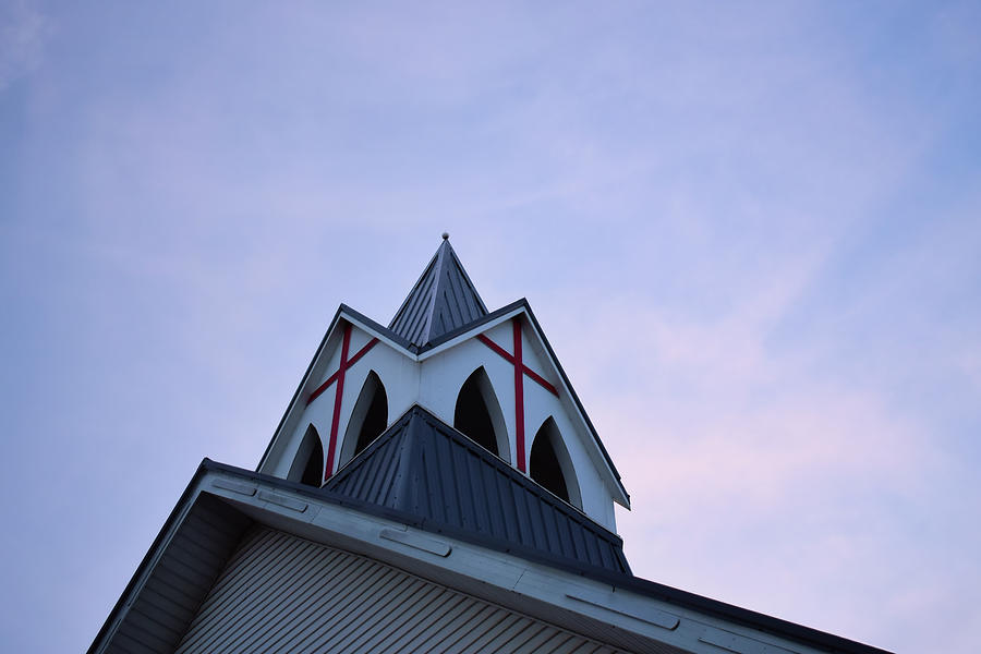 Presbyterian Church Bell Tower Photograph by Kathy K McClellan
