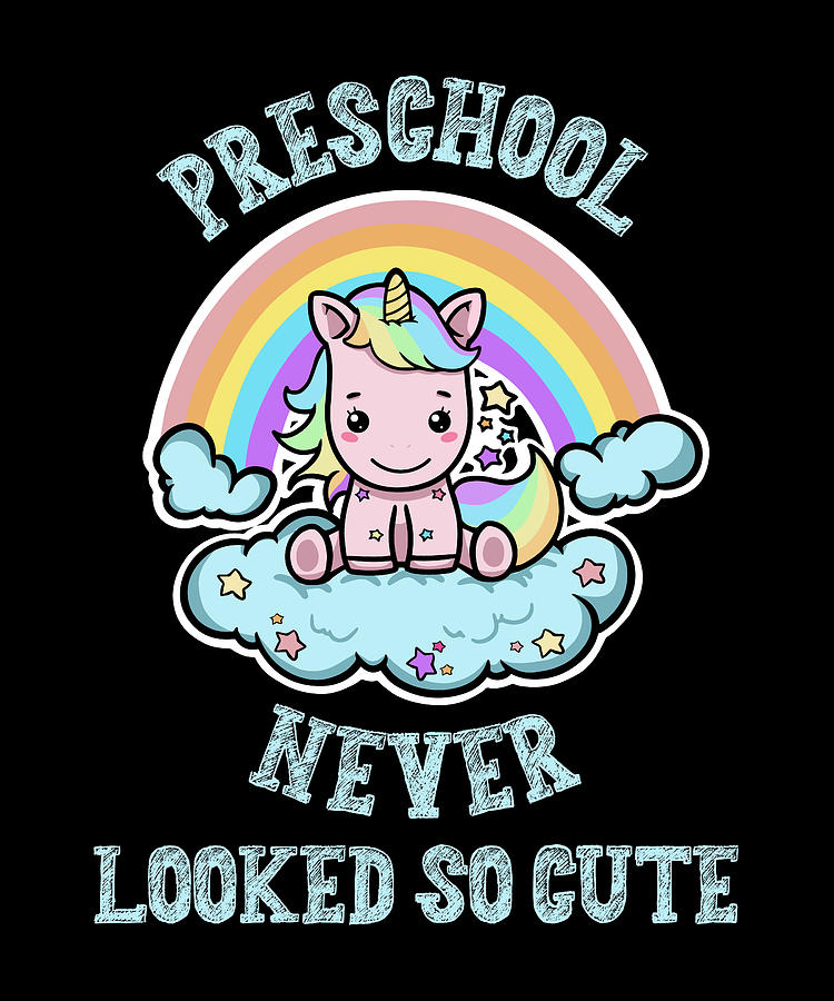 Preschool Never Looked So Cute Back to School Student PreK Digital Art ...