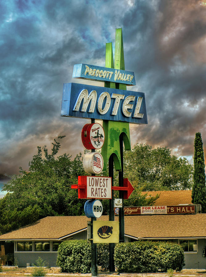 Prescott Motel Photograph by Micah Offman