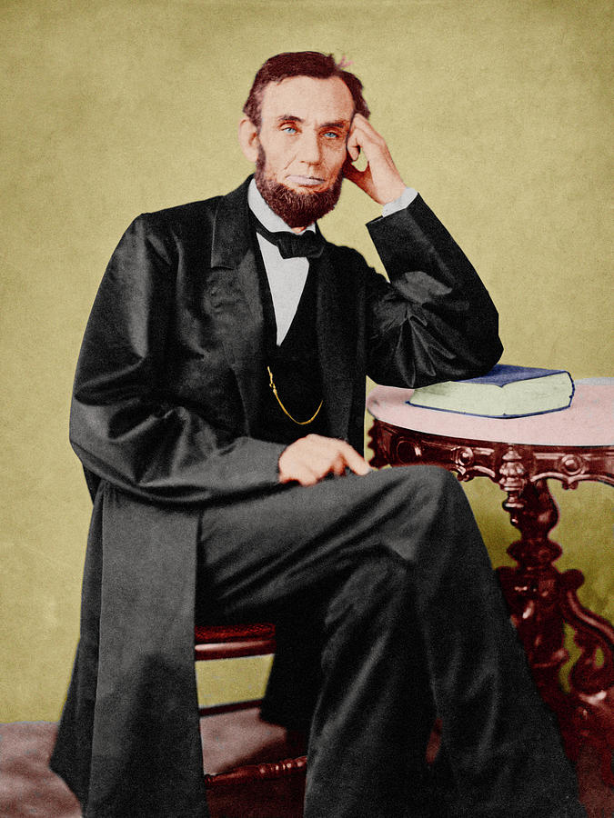 President Abraham Lincoln 1863 Photograph by Ian Good
