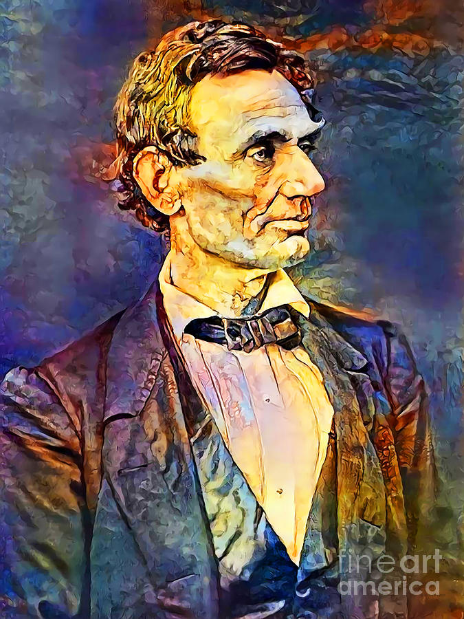 Independence Day Photograph - President Abraham Lincoln 20210204 by Wingsdomain Art and Photography