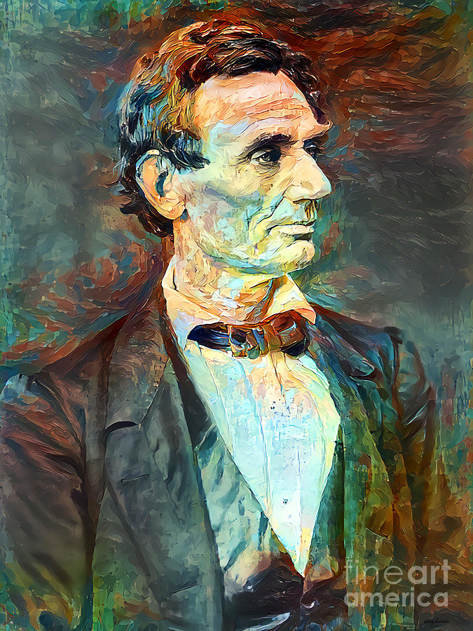 Independence Day Photograph - President Abraham Lincoln 20210207 v2 by Wingsdomain Art and Photography