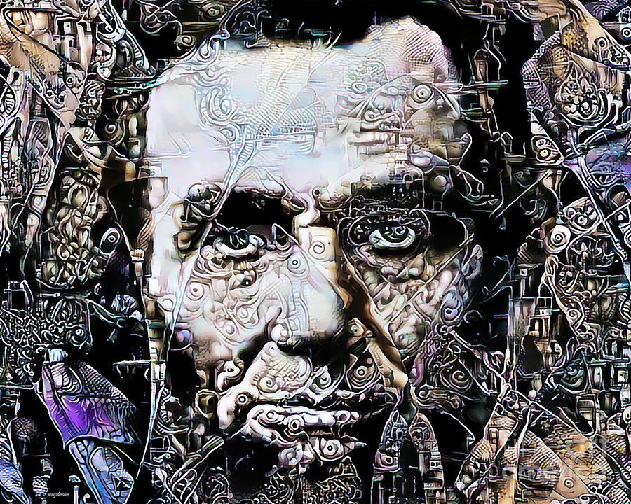 President Abraham Lincoln in Surreal Expressionist Dream 20200520v2 Photograph by Wingsdomain Art and Photography