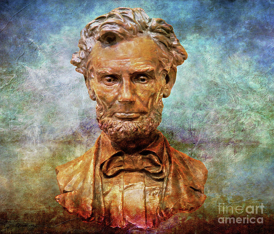 President Abraham Lincoln Digital Art by Randy Steele