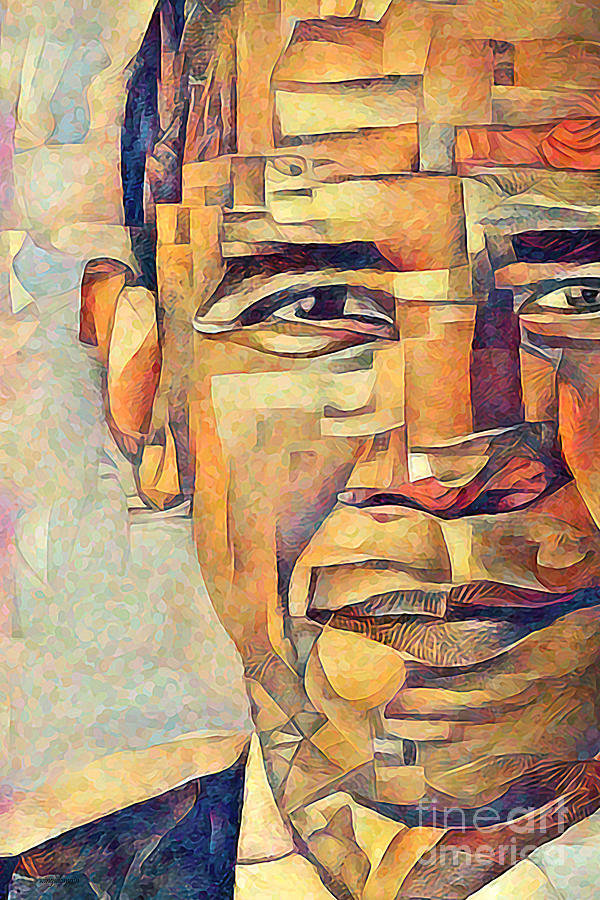 President Barack Obama Contemporary Art 20210722 v2 Photograph by Wingsdomain Art and Photography