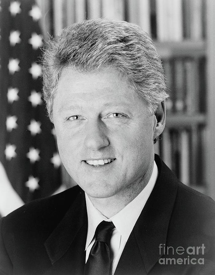 President Bill Clinton Official White House Photo Photograph