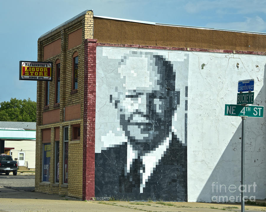 President Eisenhower Mural Photograph