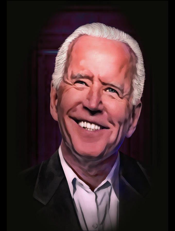 President Elect Joe Biden Digital Art by Artful Oasis