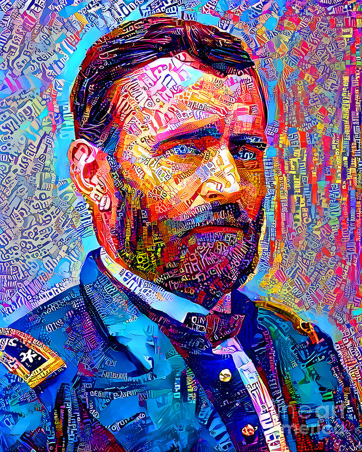 President General Ulysses S Grant In Vibrant Modern Contemporary Urban Style 20210710 Photograph by Wingsdomain Art and Photography