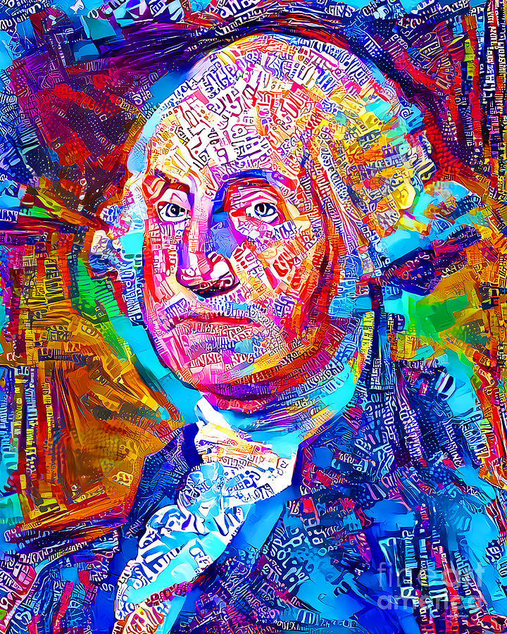 President George Washington In Vibrant Modern Contemporary Urban Style 20210710 Photograph by Wingsdomain Art and Photography