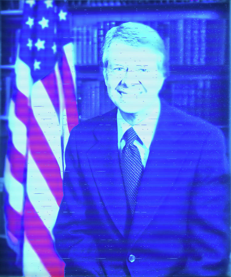 President Jimmy Carter Poster Art Painting